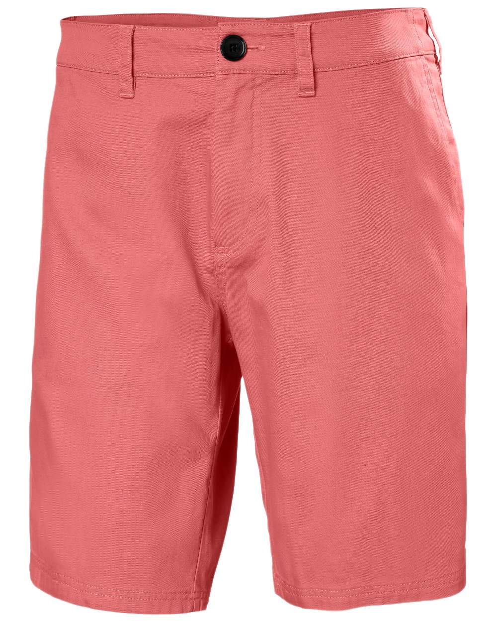 Washed Red Coloured Helly Hansen Mens Dock Shorts on White Background
