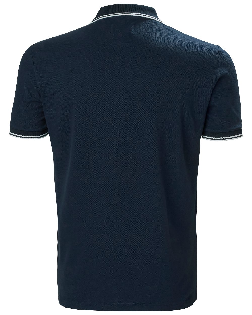 Navy coloured Helly Hansen Mens Genova Polo T-Shirt on white background 