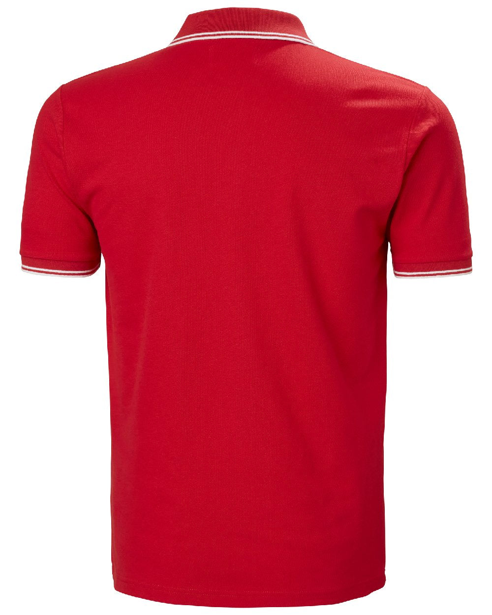 Red coloured Helly Hansen Mens Genova Polo T-Shirt on white background 