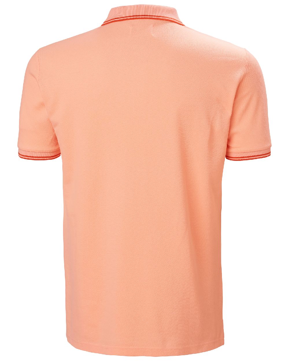 Rose Quartz coloured Helly Hansen Mens Genova Polo T-Shirt on white background 