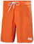 Flame coloured Helly Hansen Mens HP 7 inch Curve Board Shorts on white background #colour_flame