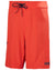 Alert Red Coloured Helly Hansen Mens HP 9 inch Board Shorts 3.0 on white background #colour_alert-red