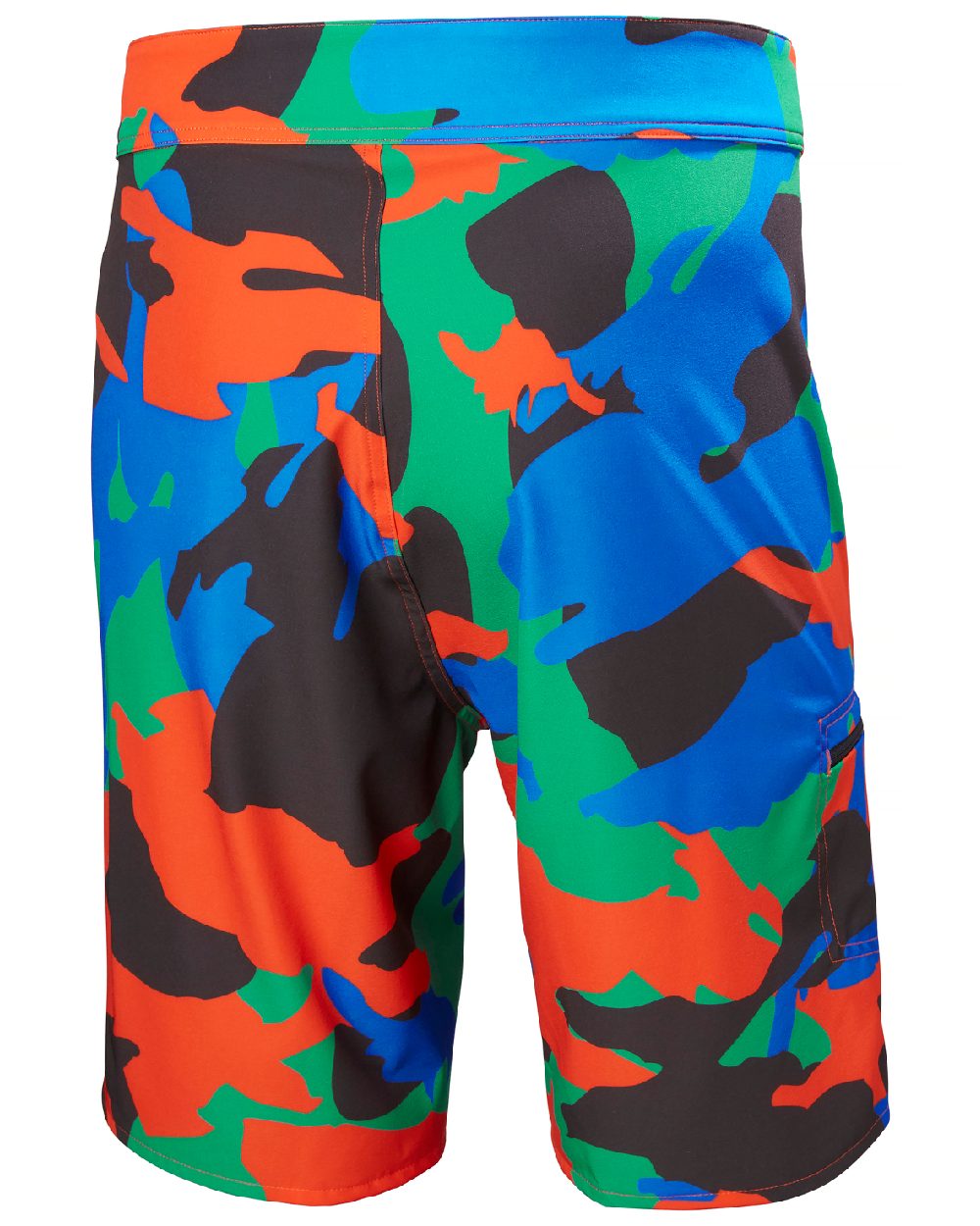 Flame Camo Coloured Helly Hansen Mens HP 9 inch Board Shorts 3.0 on white background 