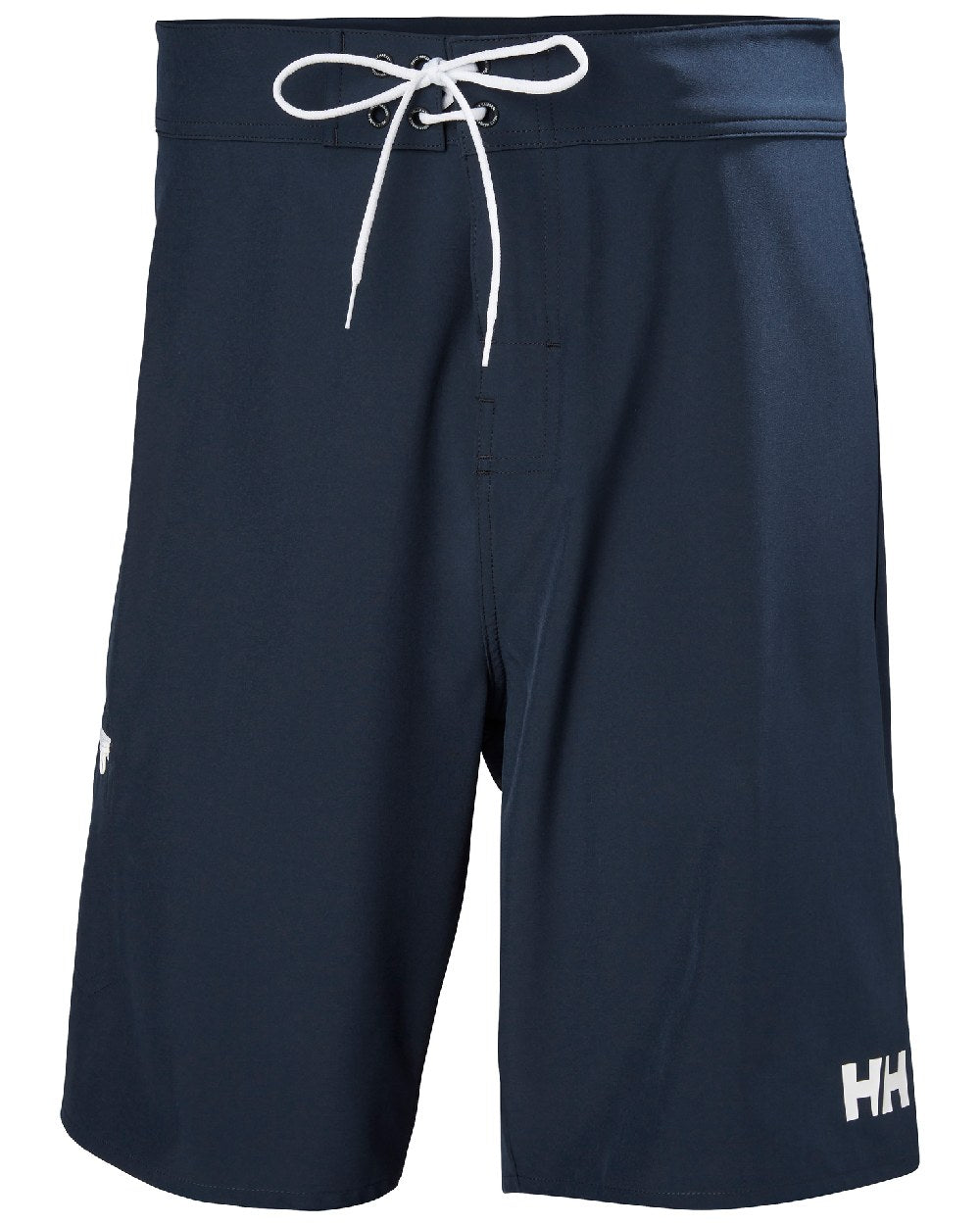 Navy Coloured Helly Hansen Mens HP 9 inch Board Shorts 3.0 on white background 