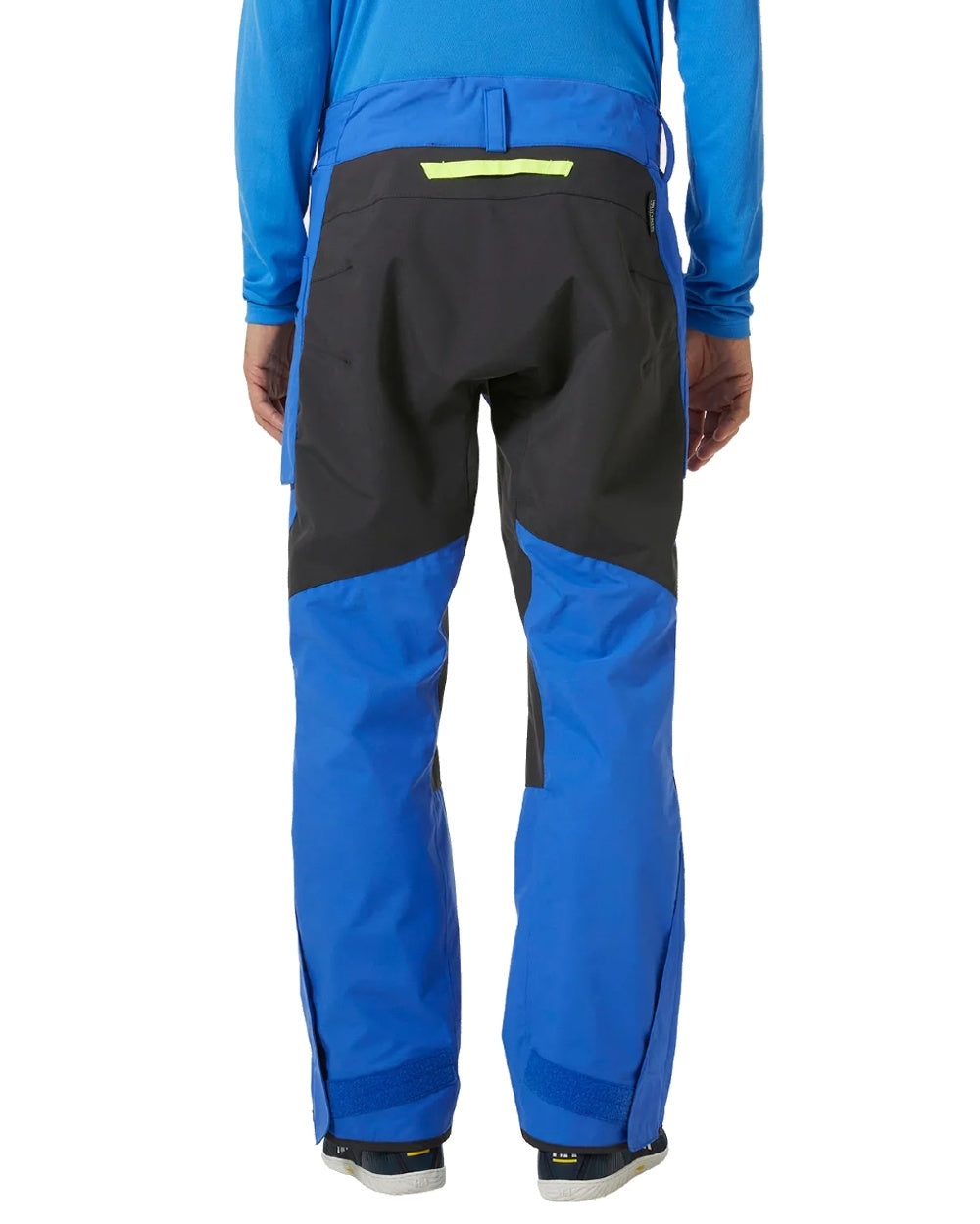 Cobalt 2.0 coloured Helly Hansen Mens HP Foil Sailing Pants on white background 