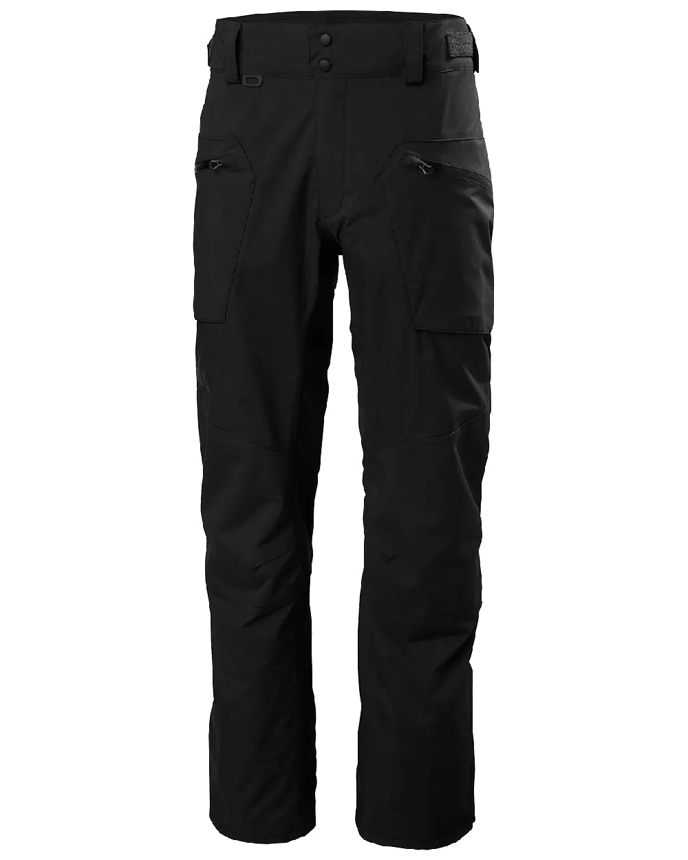 Ebony coloured Helly Hansen Mens HP Foil Sailing Pants on white background 