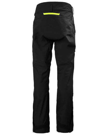 Ebony coloured Helly Hansen Mens HP Foil Sailing Pants on white background 