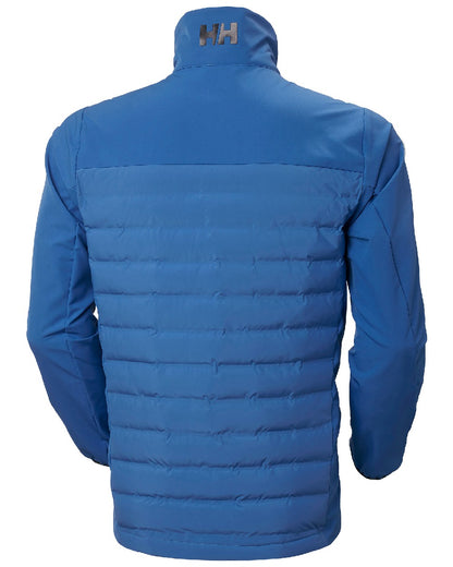 Azurite coloured Helly Hansen Mens Hp Insulator 2.0 on white background 