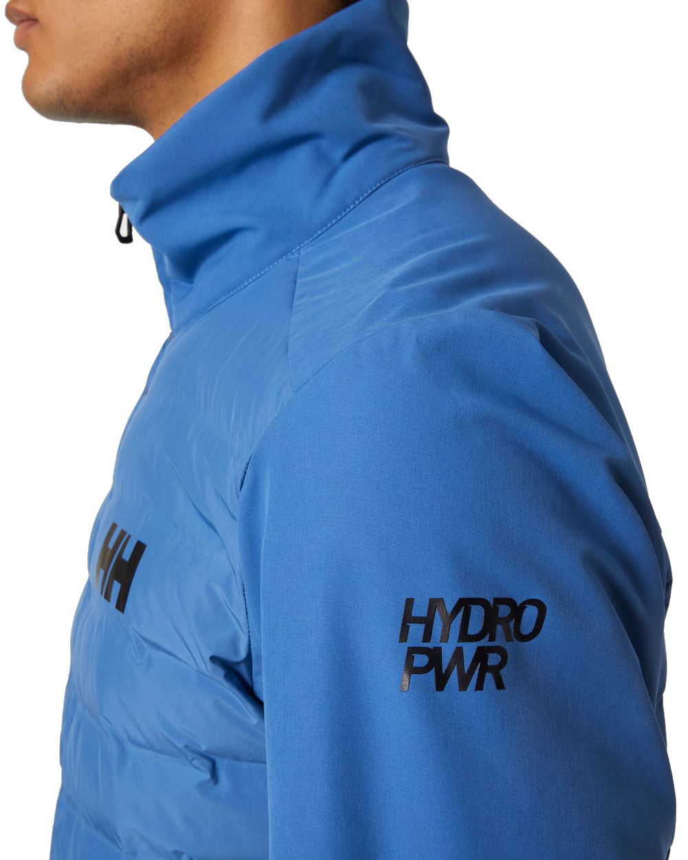 Azurite coloured Helly Hansen Mens Hp Insulator 2.0 on white background 