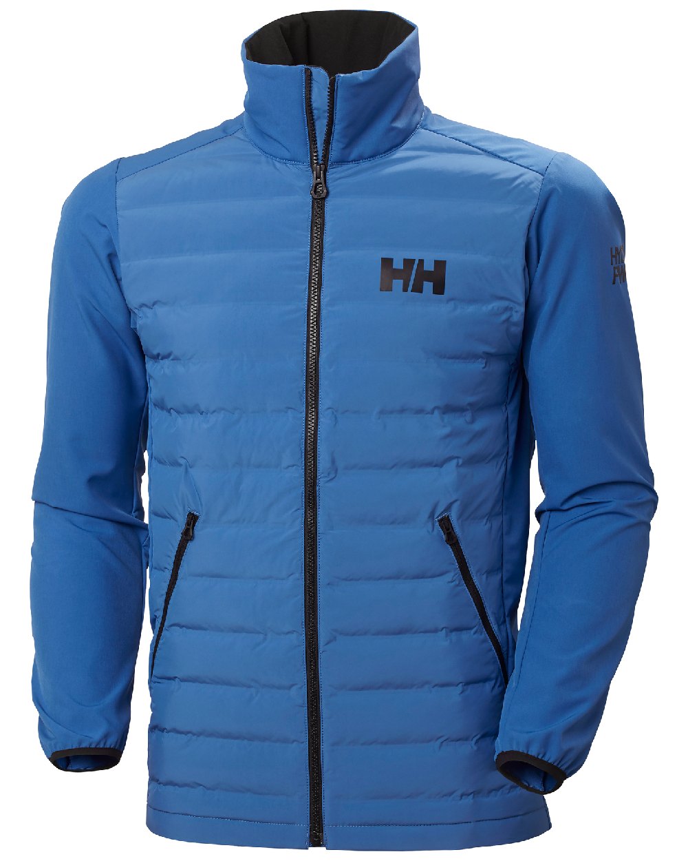 Azurite coloured Helly Hansen Mens Hp Insulator 2.0 on white background 