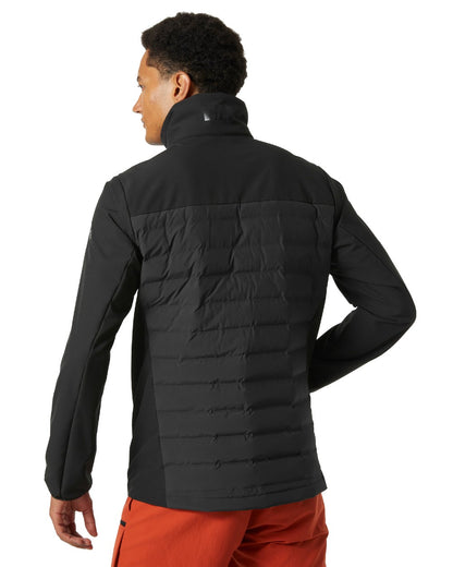 Black coloured Helly Hansen Mens Hp Insulator 2.0 on white background 