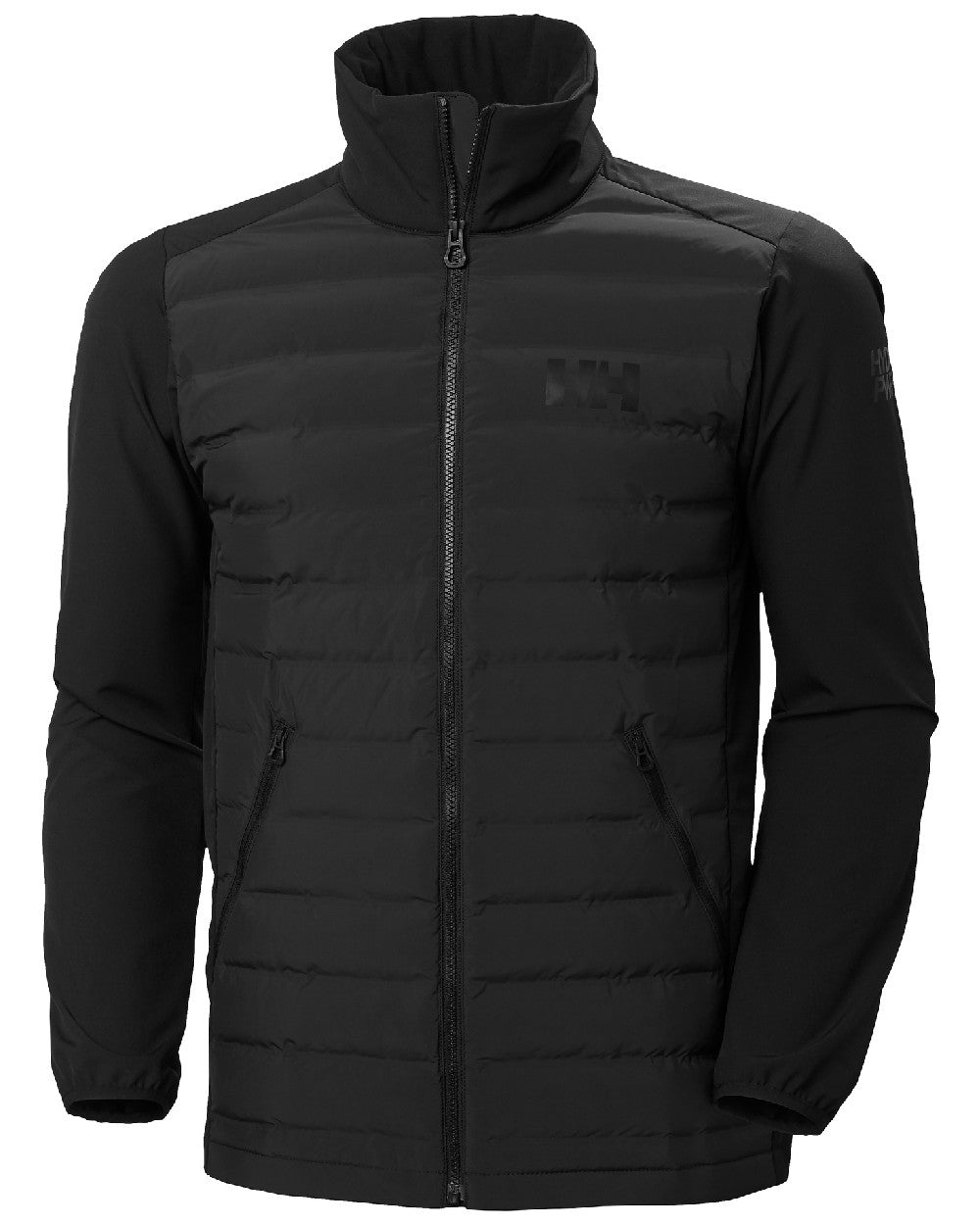 Black coloured Helly Hansen Mens Hp Insulator 2.0 on white background 