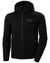 Black coloured Helly Hansen Mens HP Ocean Full Zip Jacket 2.0 on white background #colour_black