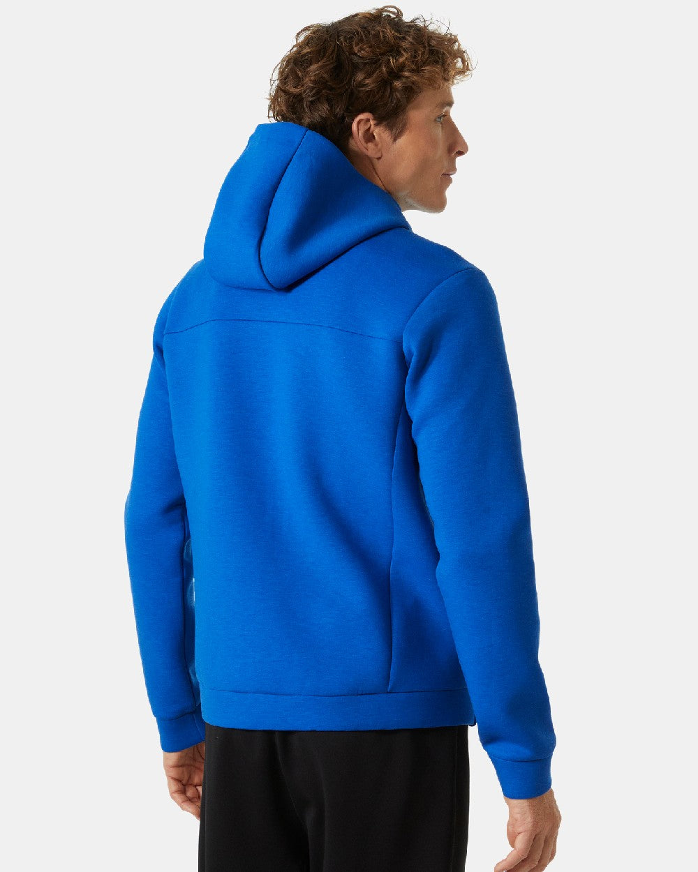 Cobalt 2.0 coloured Helly Hansen Mens HP Ocean Full Zip Jacket 2.0 on grey background 