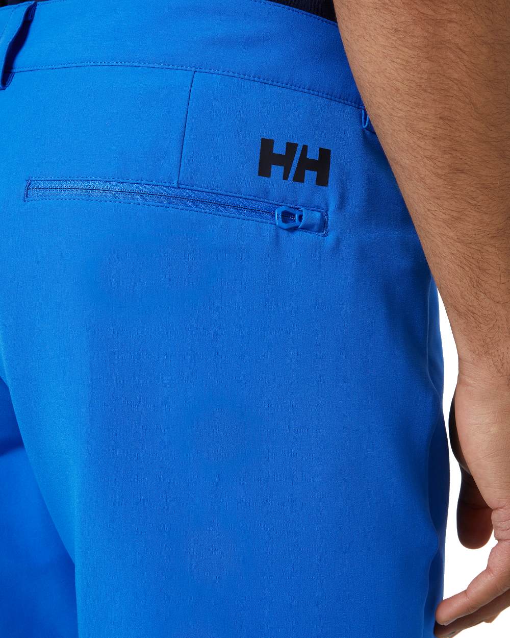 Cobalt 2.0 coloured Helly Hansen Mens HP Quick Dry 10 inch Club Shorts 2.0 on white background 