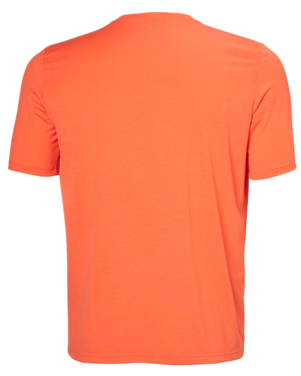 Bonfire Coloured Helly Hansen Mens HP Race Sailing Graphic T-Shirt on White Background
