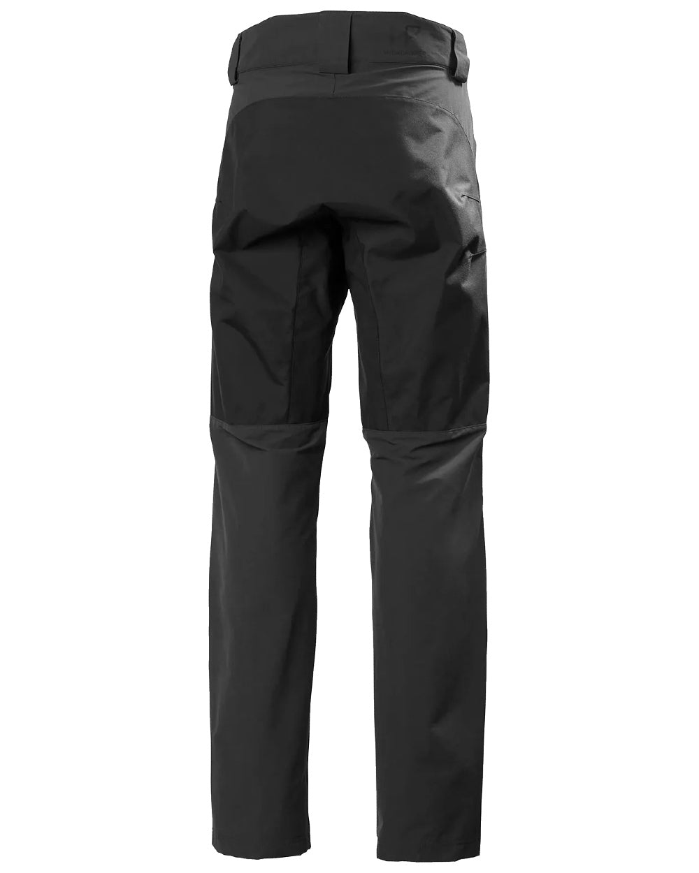 Ebony coloured Helly Hansen Mens HP Racing Deck Pants on white background 