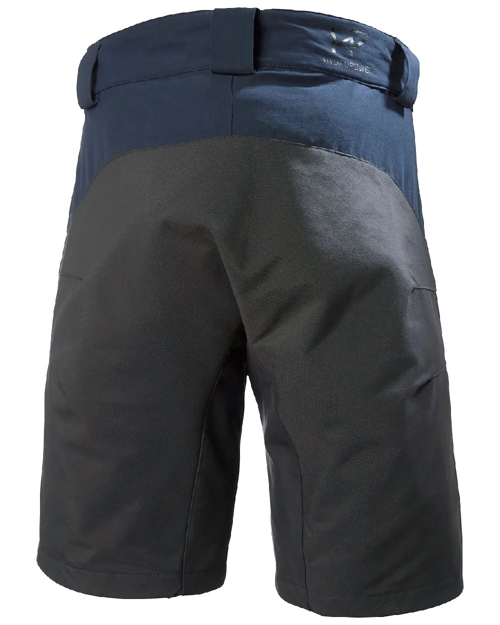 Navy coloured Helly Hansen Mens HP Racing Deck Shorts on white background 