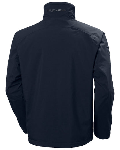 Navy coloured Helly Hansen Mens HP Racing Lifaloft Jacket on white background 