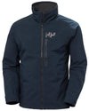 Navy coloured Helly Hansen Mens HP Racing Sailing Jacket on white background #colour_navy
