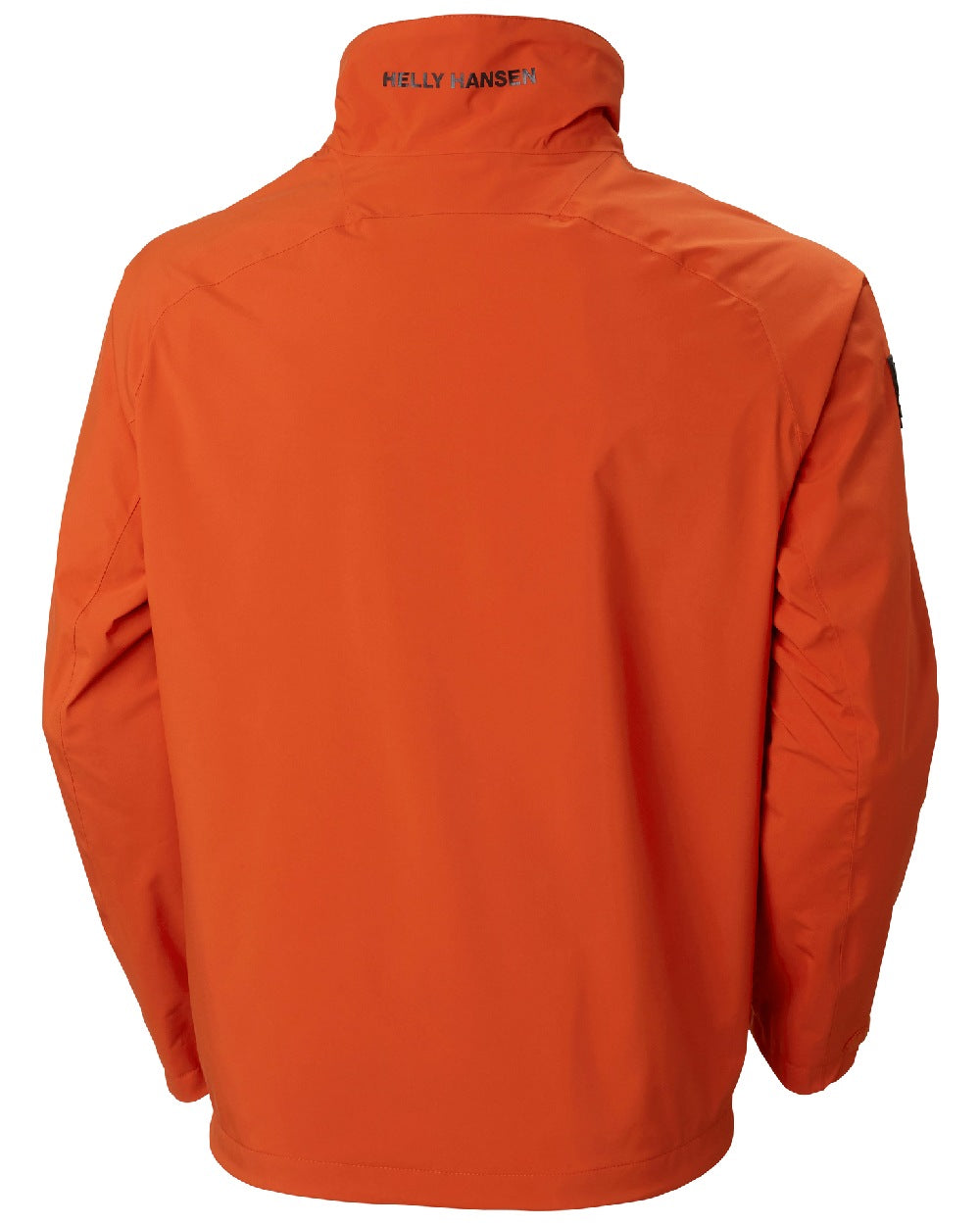 Patrol Orange coloured Helly Hansen Mens HP Racing Sailing Jacket on white background 