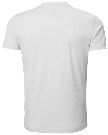 White Coloured Helly Hansen Mens HP Sun Protective Tops on white background 
