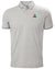 Grey Melange coloured Helly Hansen Mens Jersey Polo Shirt on white background #colour_grey-melange