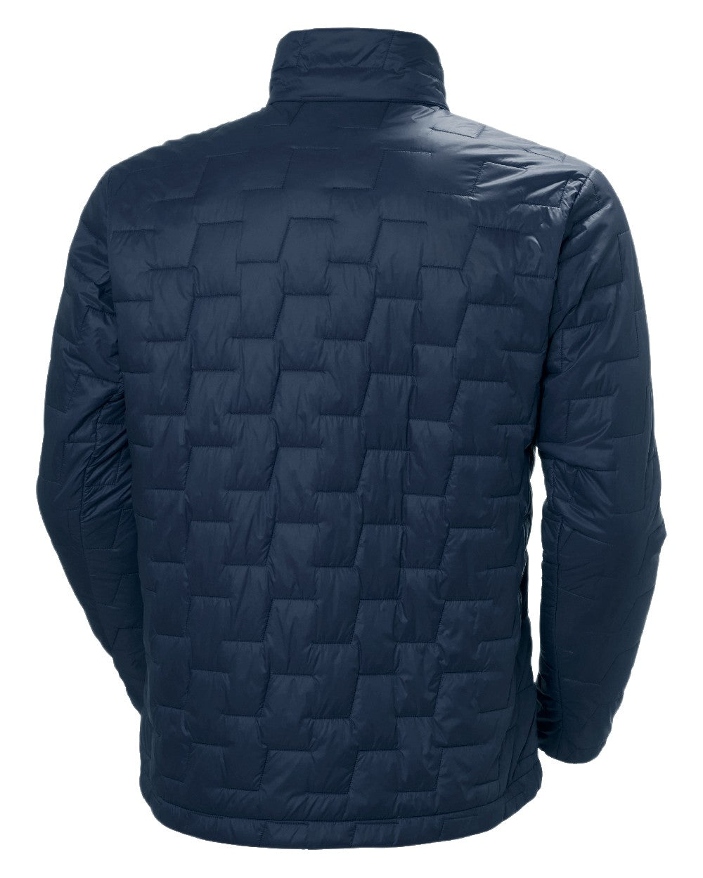 Navy Coloured Helly Hansen Mens Lifaloft Insulator Jacket on White Background
