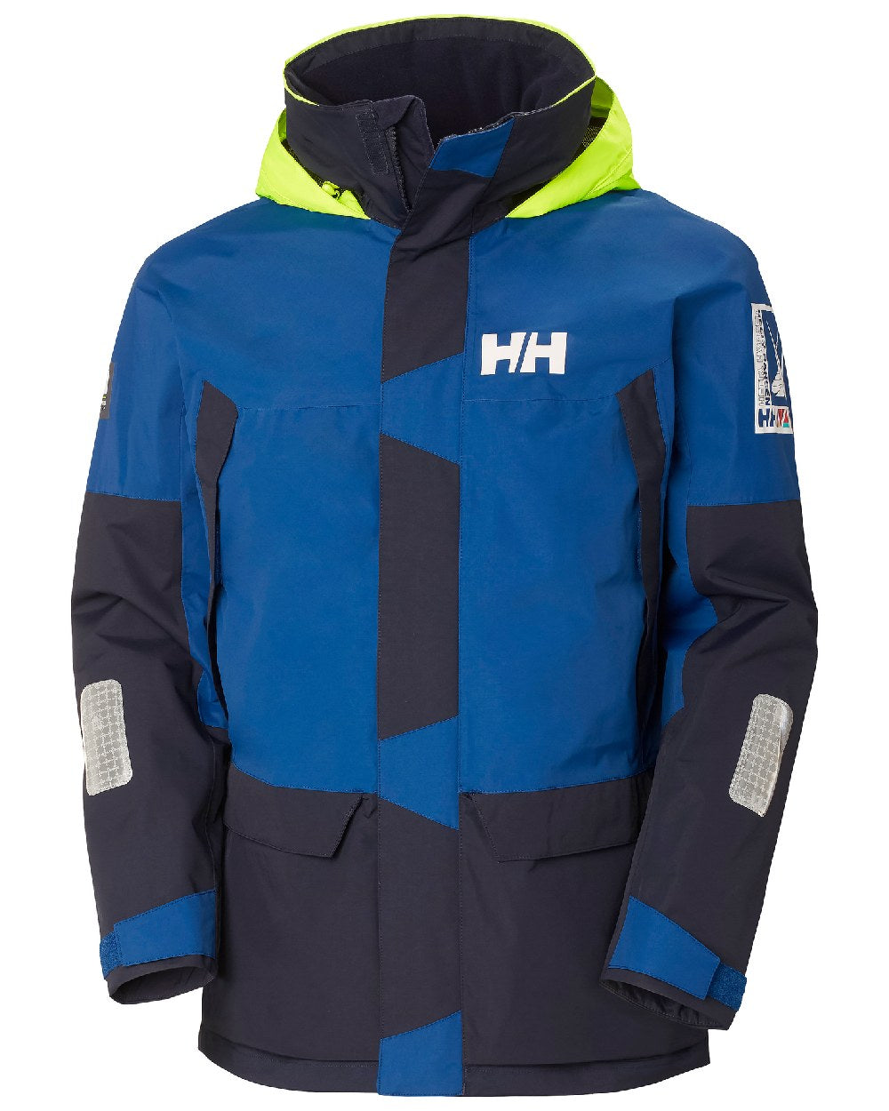 Deep Fjord coloured Helly Hansen Mens Newport Coastal Jacket on white background 