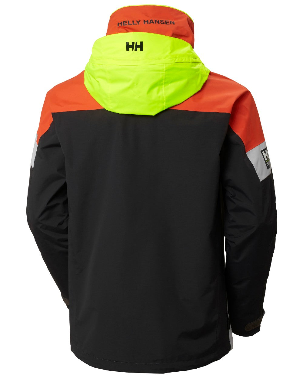 Patrol Orange coloured Helly Hansen Mens Newport Regatta Jacket on white background 