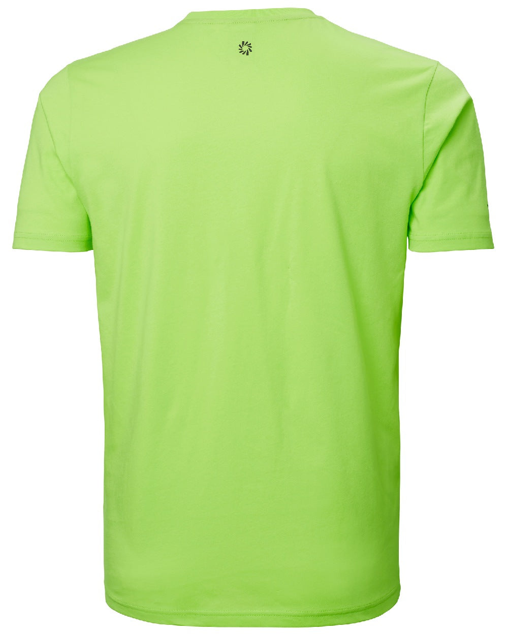 Sharp Green coloured Helly Hansen Mens Ocean Race T-Shirt on white background 