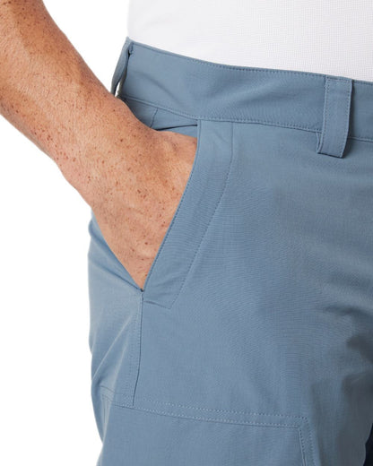 Washed Navy Coloured Coloured Helly Hansen Mens Quick Dry Cargo Shorts on White Background
