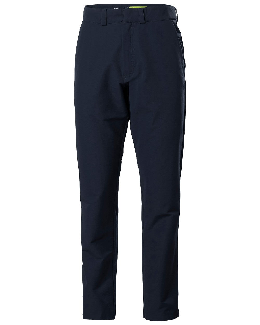 Navy coloured Helly Hansen Mens Quick Dry Pants on white background 