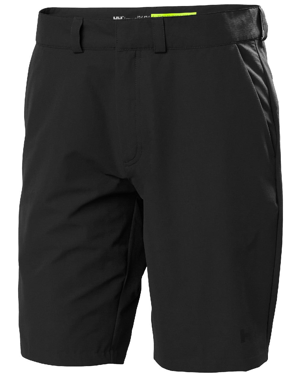 Ebony coloured Helly Hansen Mens Quick Dry Shorts on white background 