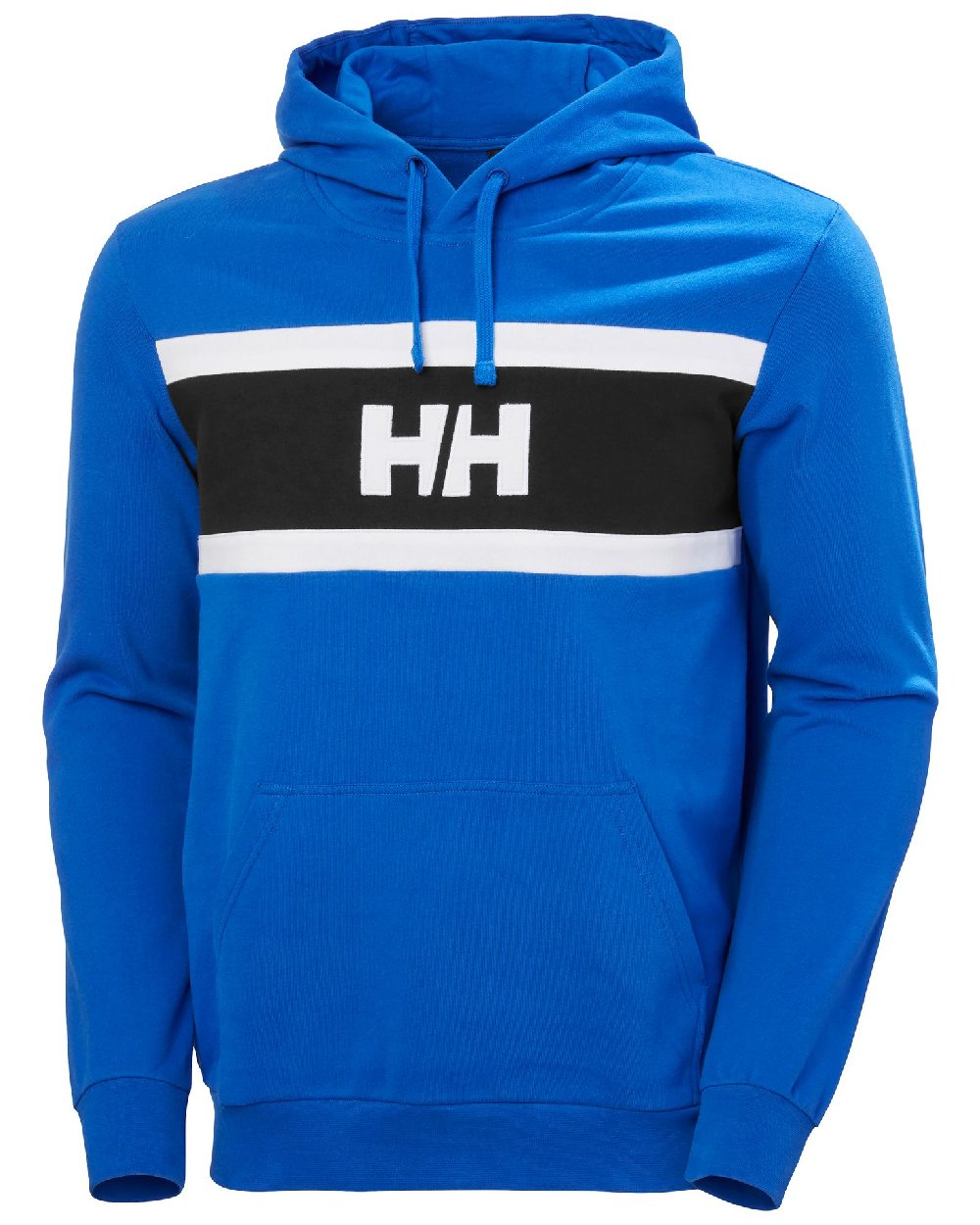 Cobalt 2.0 coloured Helly Hansen Mens Salt Cotton Hoodies on white background 