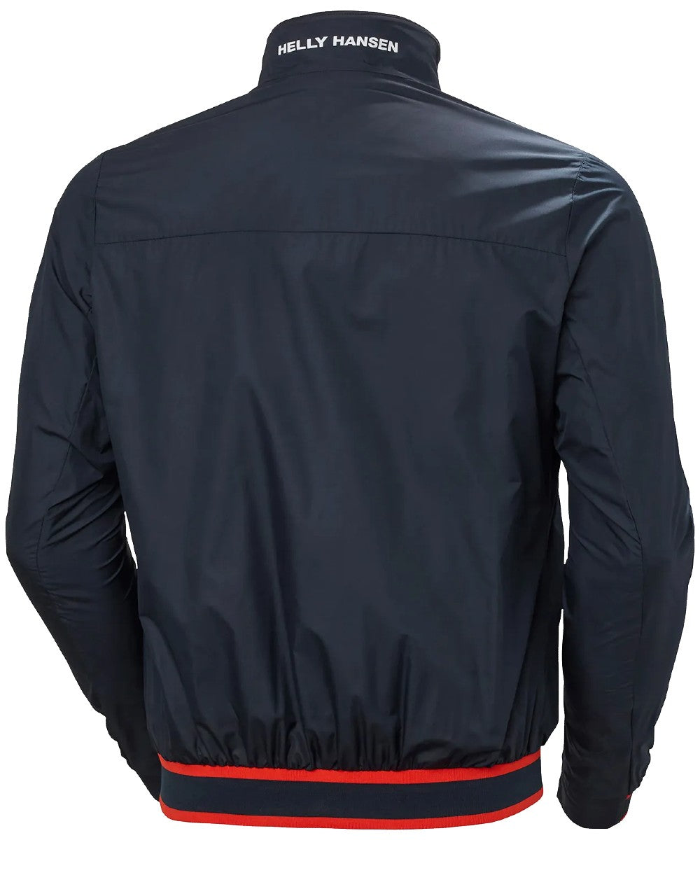 Navy coloured Helly Hansen Mens Salt Windbreaker Sailing Jacket on white background 