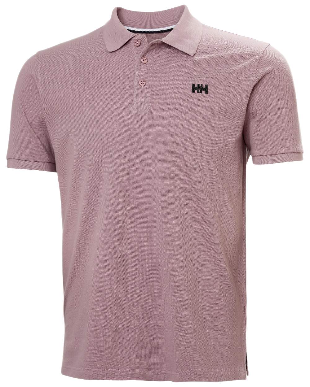 Purple Clay Coloured Helly Hansen Mens Transat Polo Shirt on White Background

