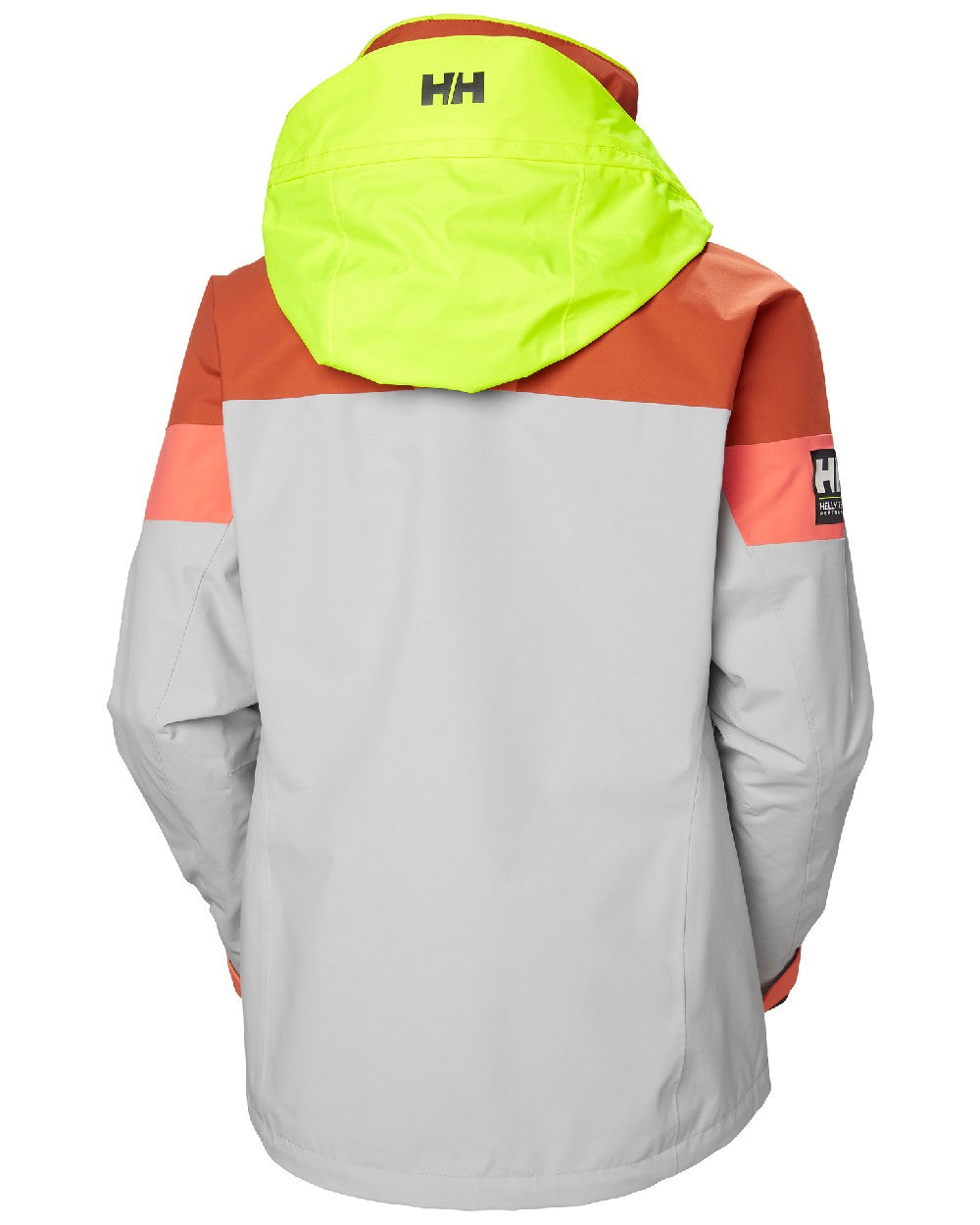 Terracotta coloured Helly Hansen Womens Newport Coastal Jacket on white background 