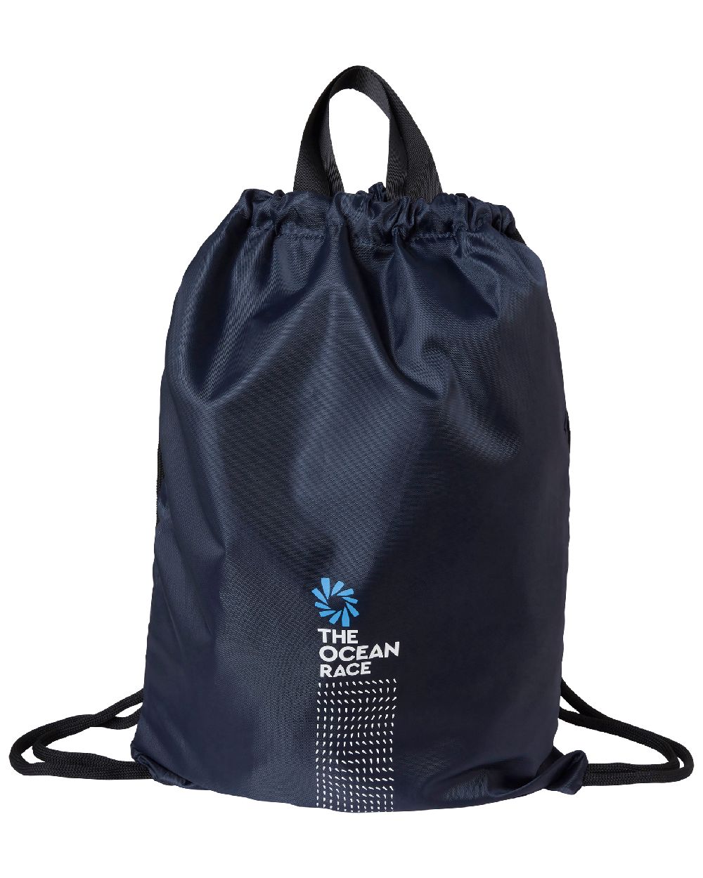 Navy coloured Helly Hansen Ocean Race Gym Sack on white background 