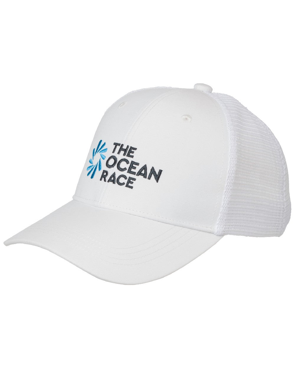 White coloured Helly Hansen Unisex Ocean Race Cap on white background 