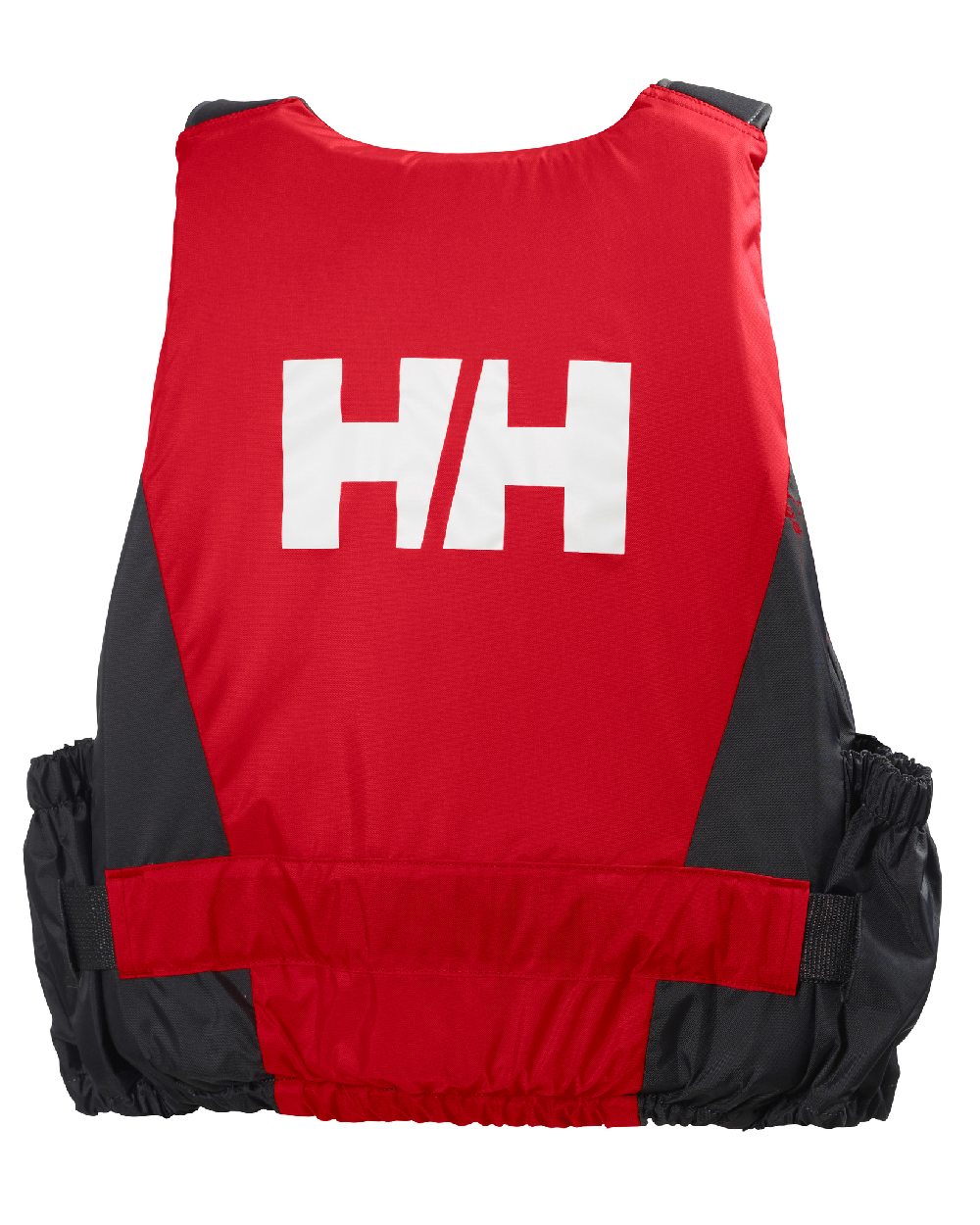 Reb/Ebony coloured Helly Hansen Unisex Rider Life Vest on white background 