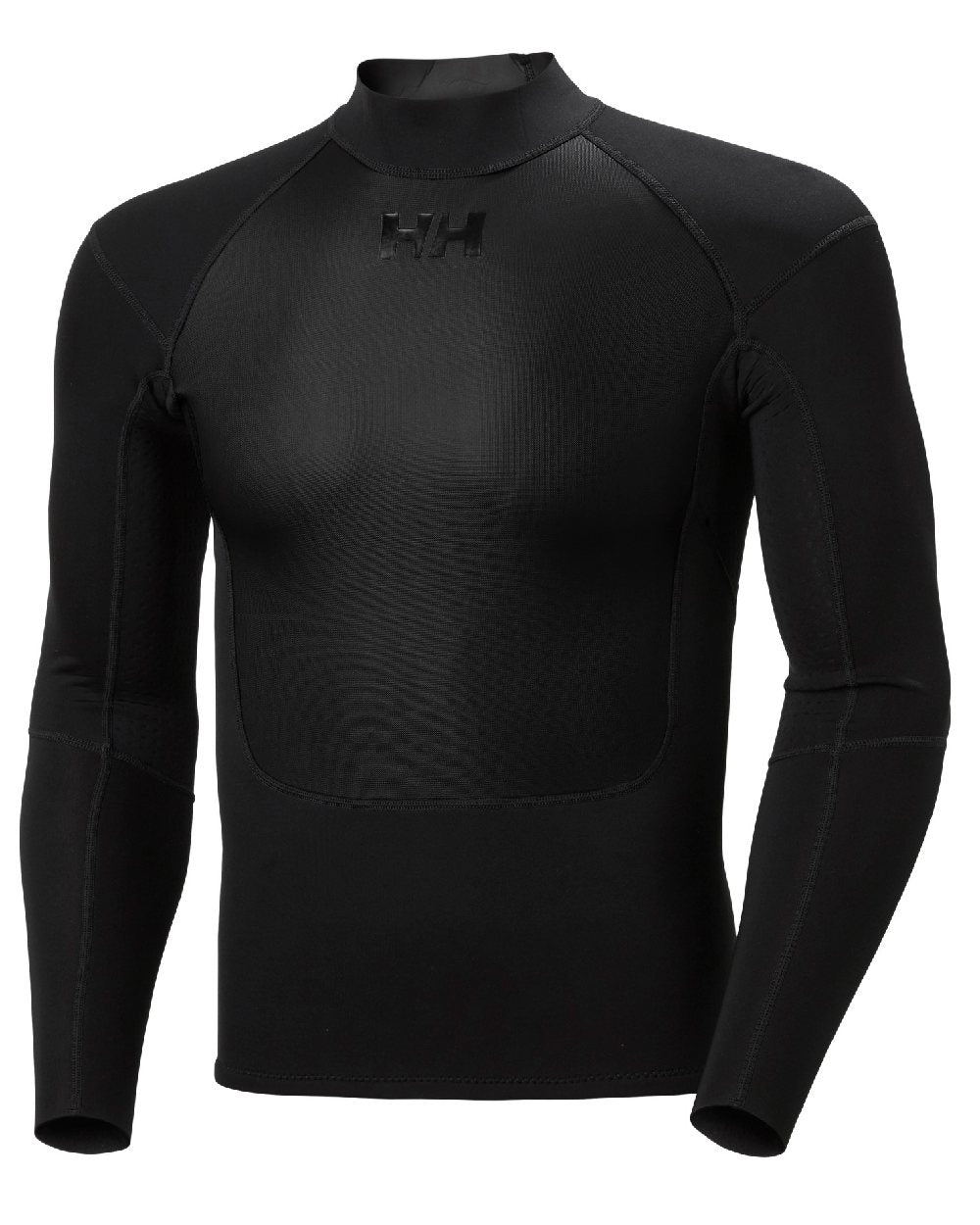 Black coloured Helly Hansen Unisex Waterwear Top on white background 