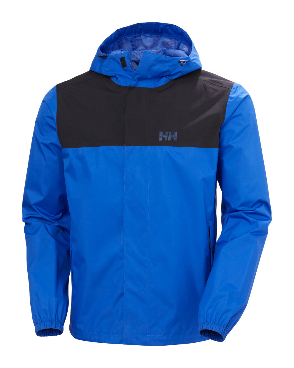 Cobalt 2.0 coloured Helly Hansen Rain Jacket on white background 