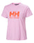 Cherry Blossom coloured Helly Hansen Womens T-Shirt on white background #colour_cherry-blossom
