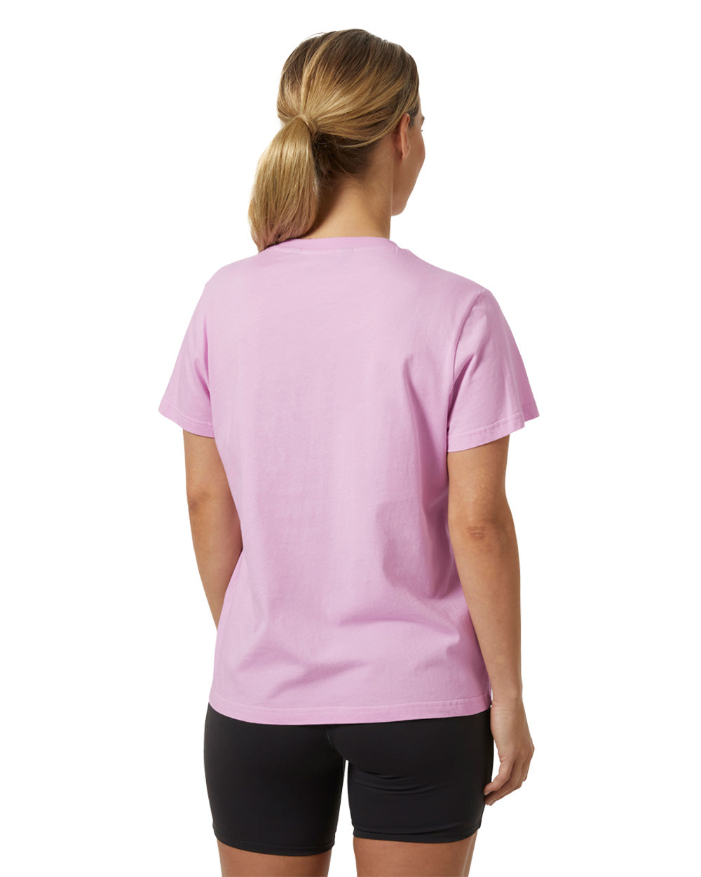 Cherry Blossom coloured Helly Hansen Womens T-Shirt on white background 