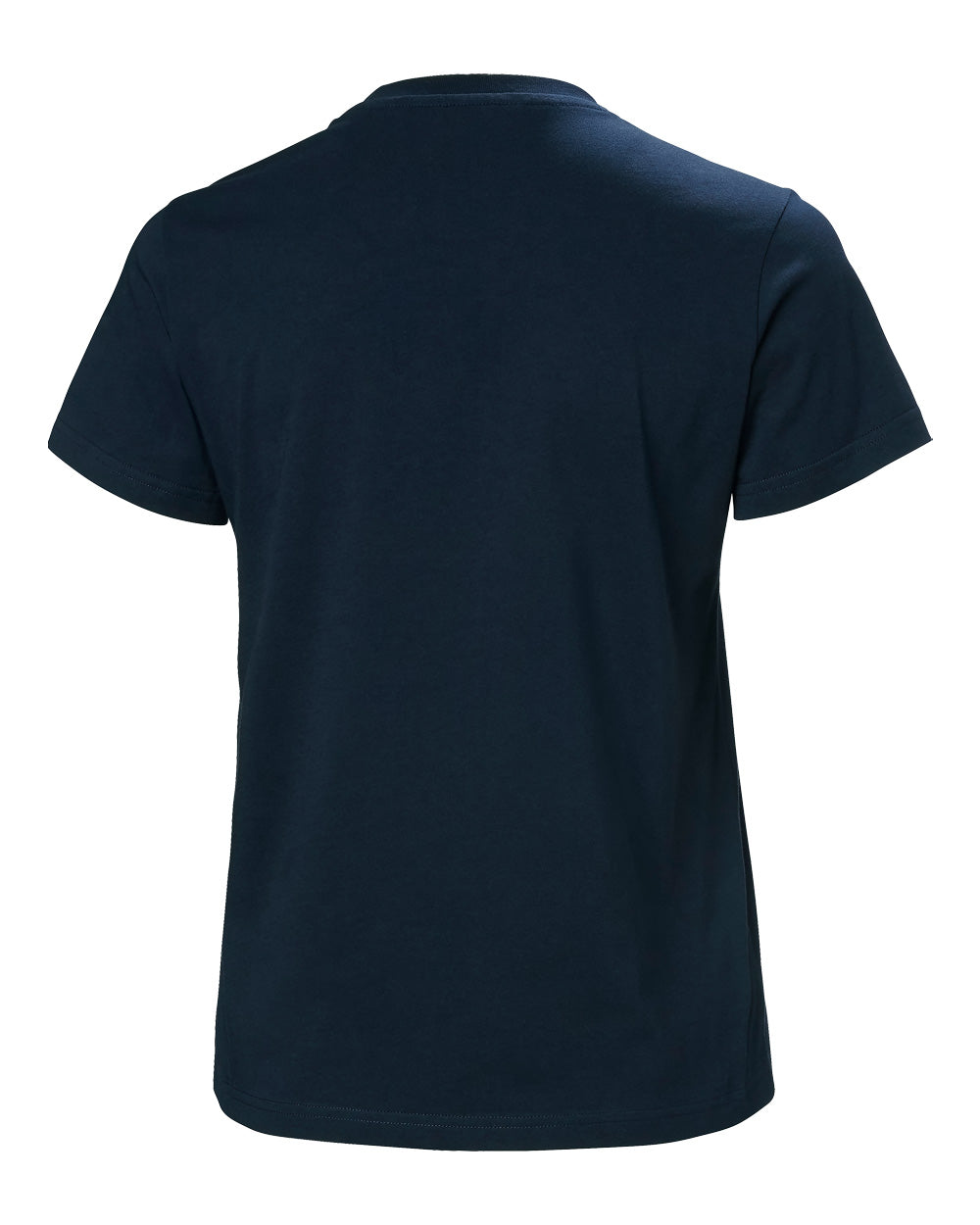 Navy coloured Helly Hansen Womens T-Shirt on white background 