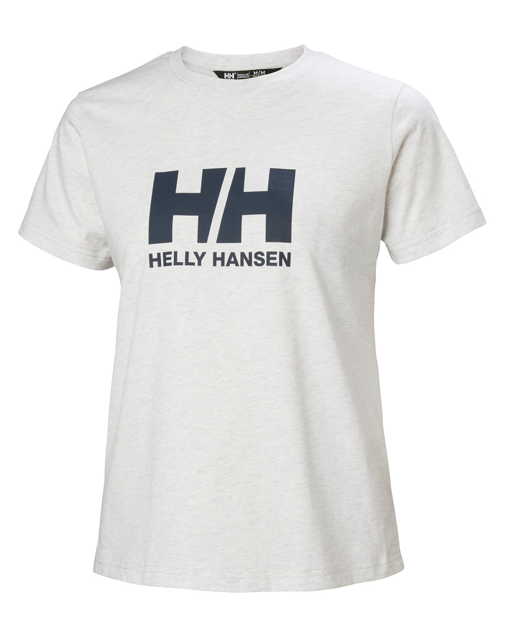 Nimbus Cloud Melange coloured Helly Hansen Womens T-Shirt on white background 