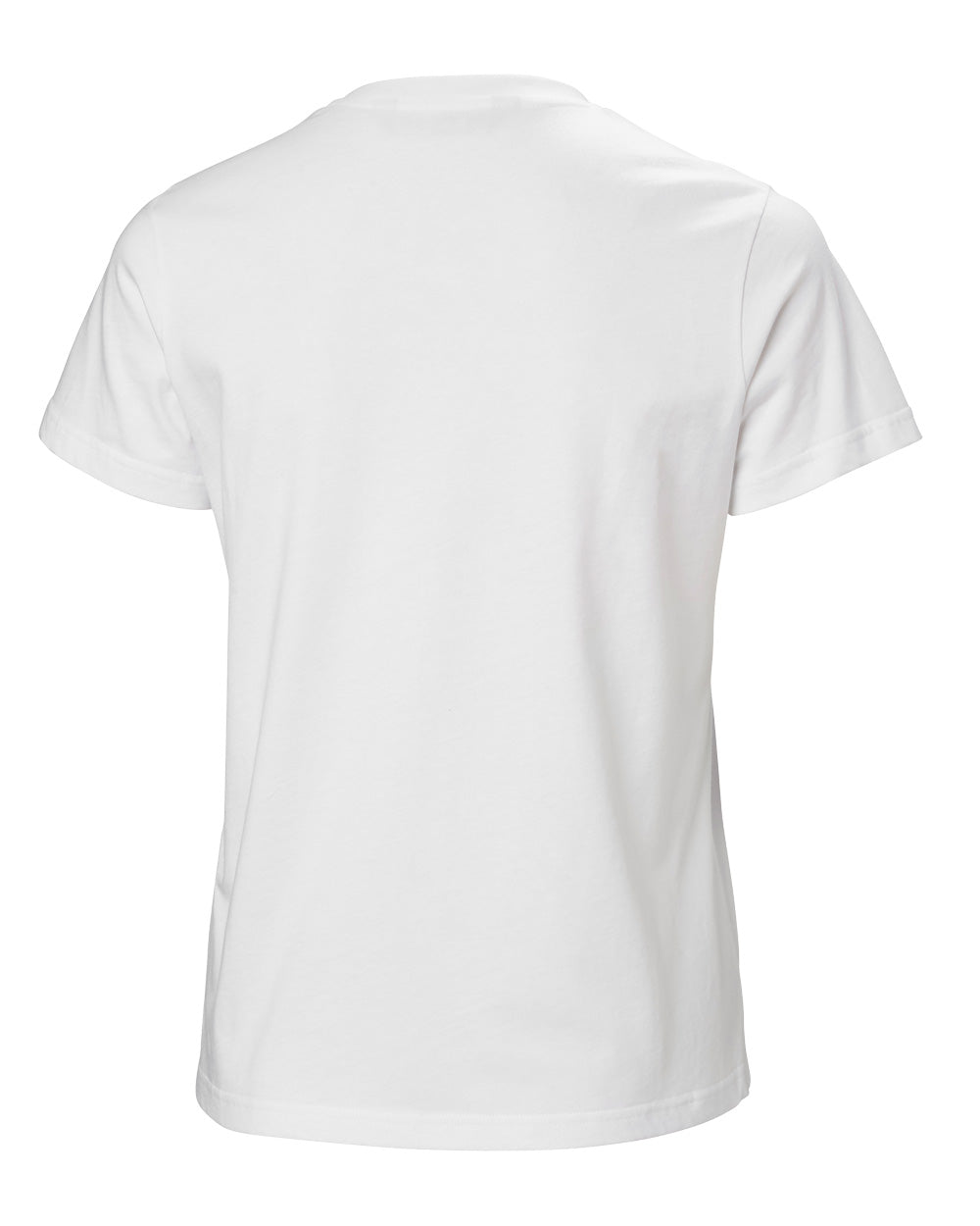 White coloured Helly Hansen Womens T-Shirt on white background 