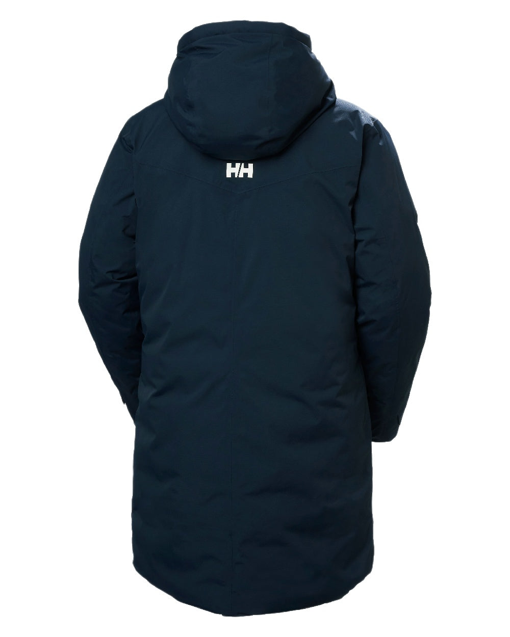 Navy Coloured Helly Hansen Womens Adore Helly Tech Parka on White Background

