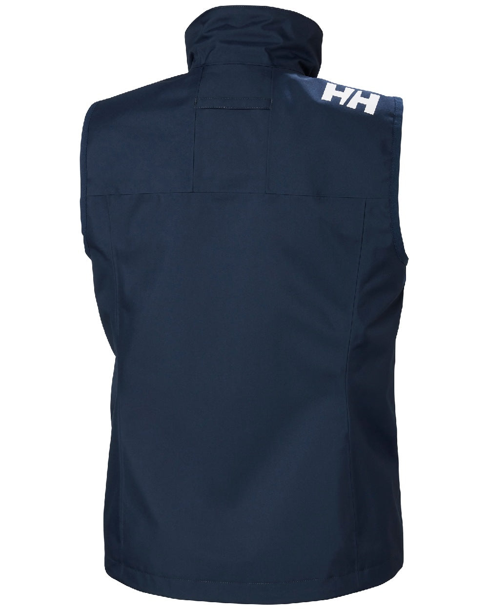 Navy coloured Helly Hansen Womens Am Crew Vest 2.0 on white background 